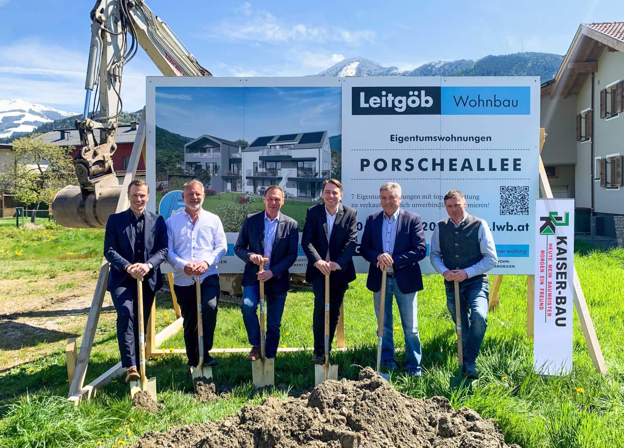 Baustart in Zell am See – Porscheallee