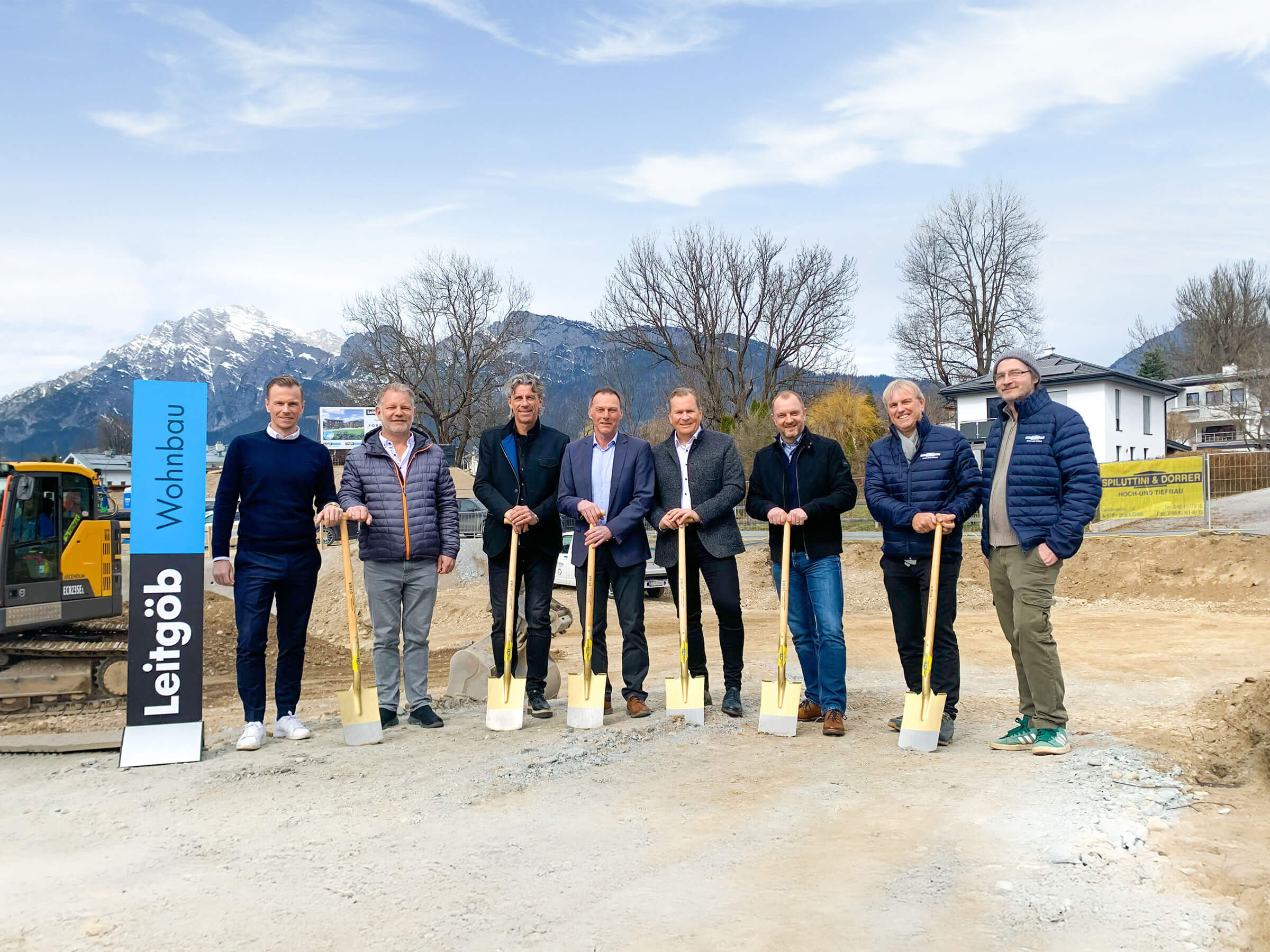 Baustart für Eigentumswohnungen in Saalfelden